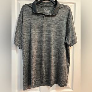 Men’s Gray Under Armor The Performance Polo size XXL